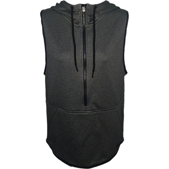 Under Armour Tops - Under Armour Cold Gear Storm Fleece Zip Up Sleeveless Hooded Vest
